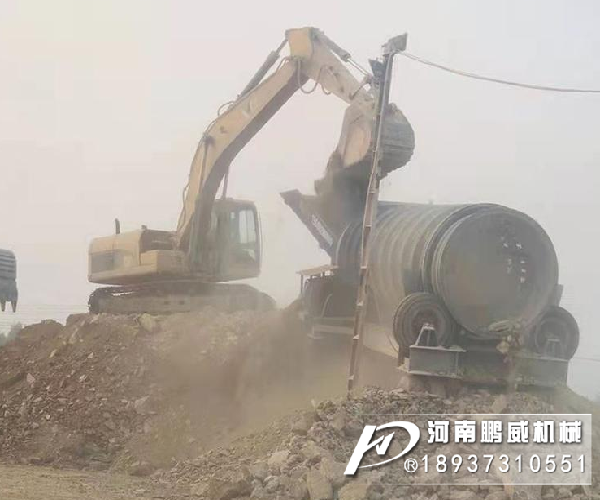 建筑垃圾滾筒篩分機