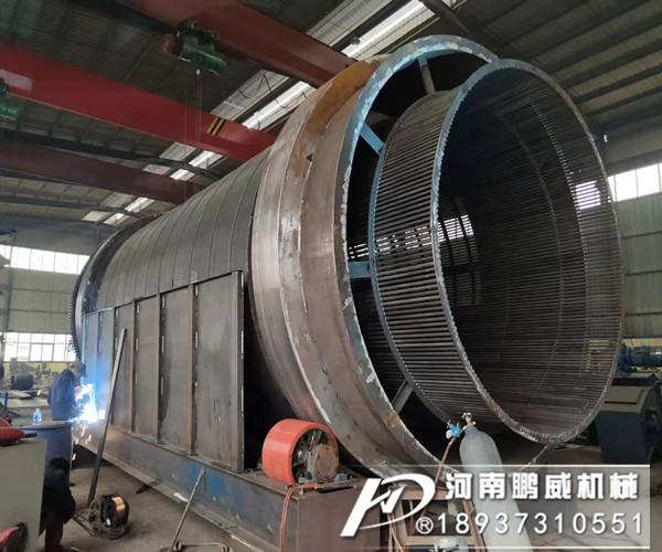 棒條滾筒篩分機使用棒條篩板有哪些優點