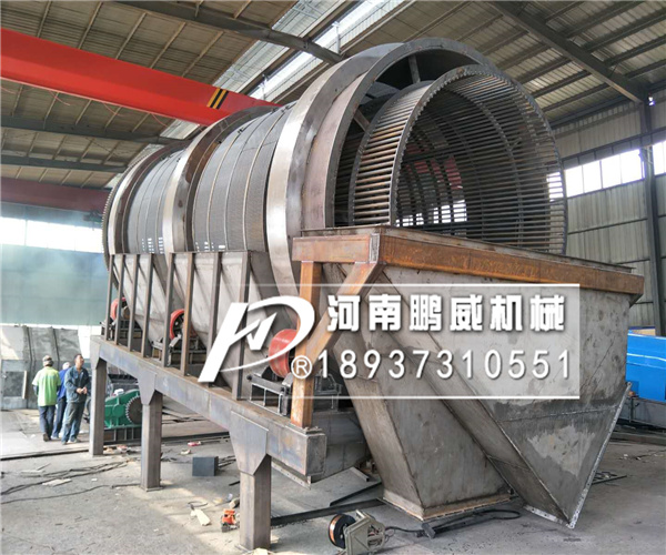 棒條滾筒篩分機使用棒條篩板有哪些優點