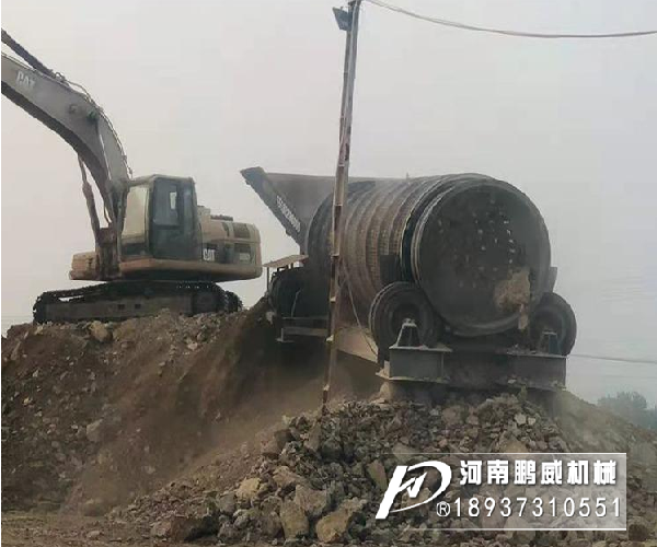 怎么樣避免編制網滾筒篩在有大塊顆粒不對篩網有損壞？