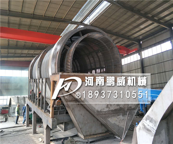 水洗沙式滾筒篩分機