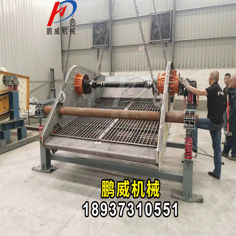 圓振動篩激振器上面的重錘角度怎樣調？